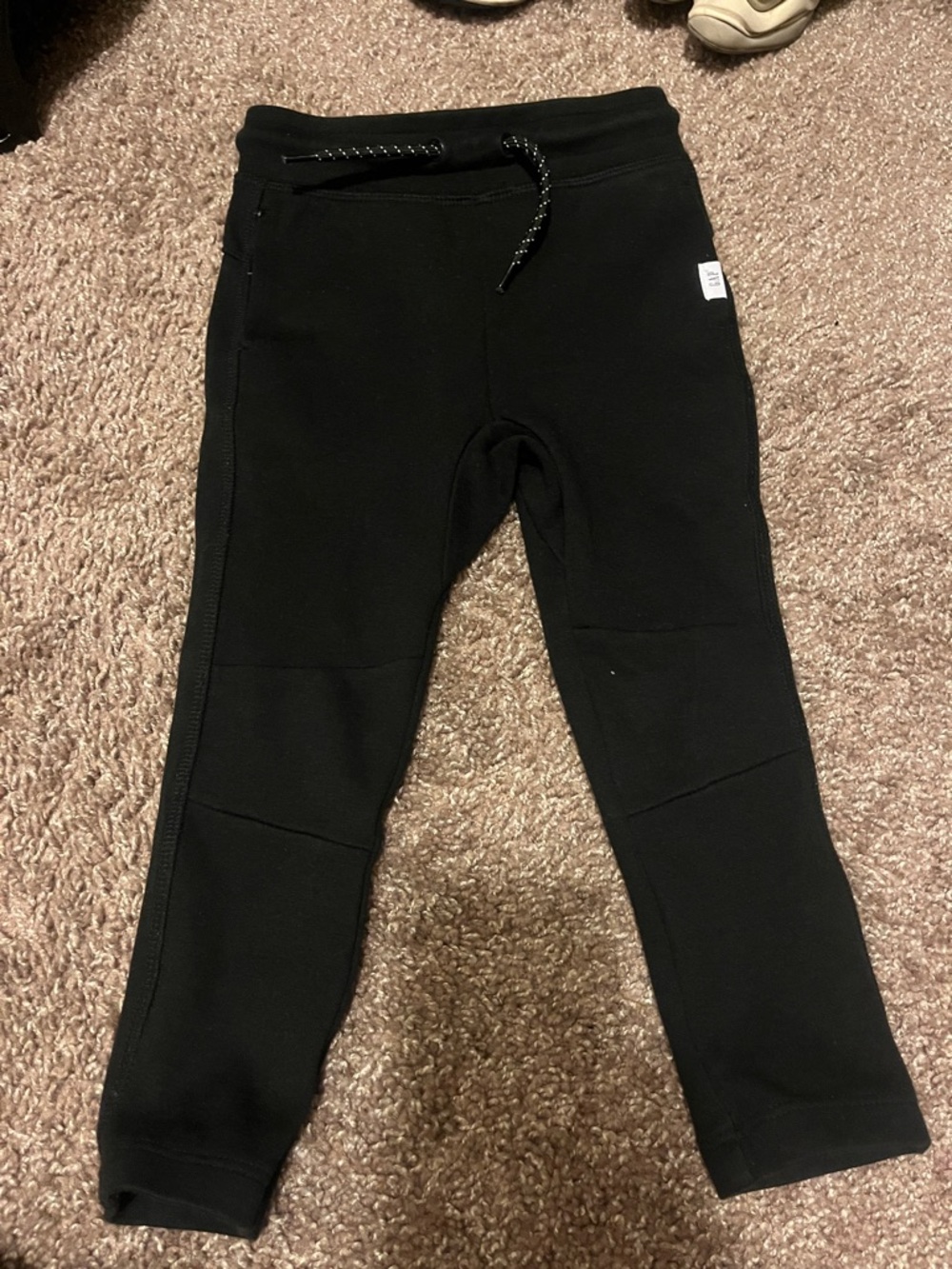 GAP Black Kids Jogger Sweatpants with Drawstring